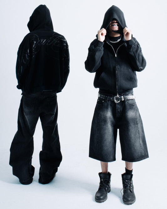 CALIGRAPHIE WAFFLE ZIP UP