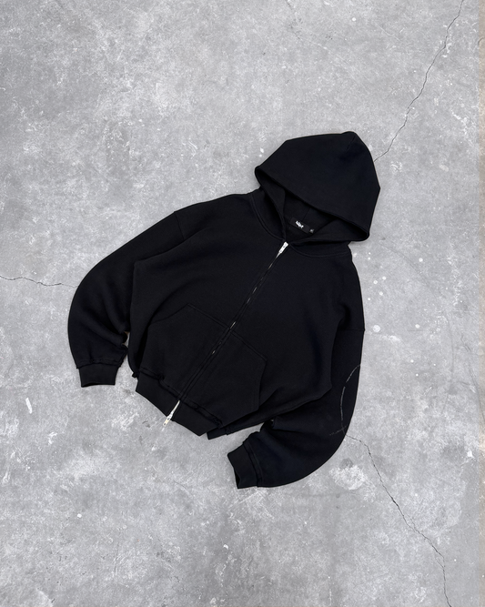 CALIGRAPHIE WAFFLE ZIP UP