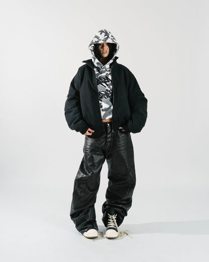 CANVAS BOMBER JACKET