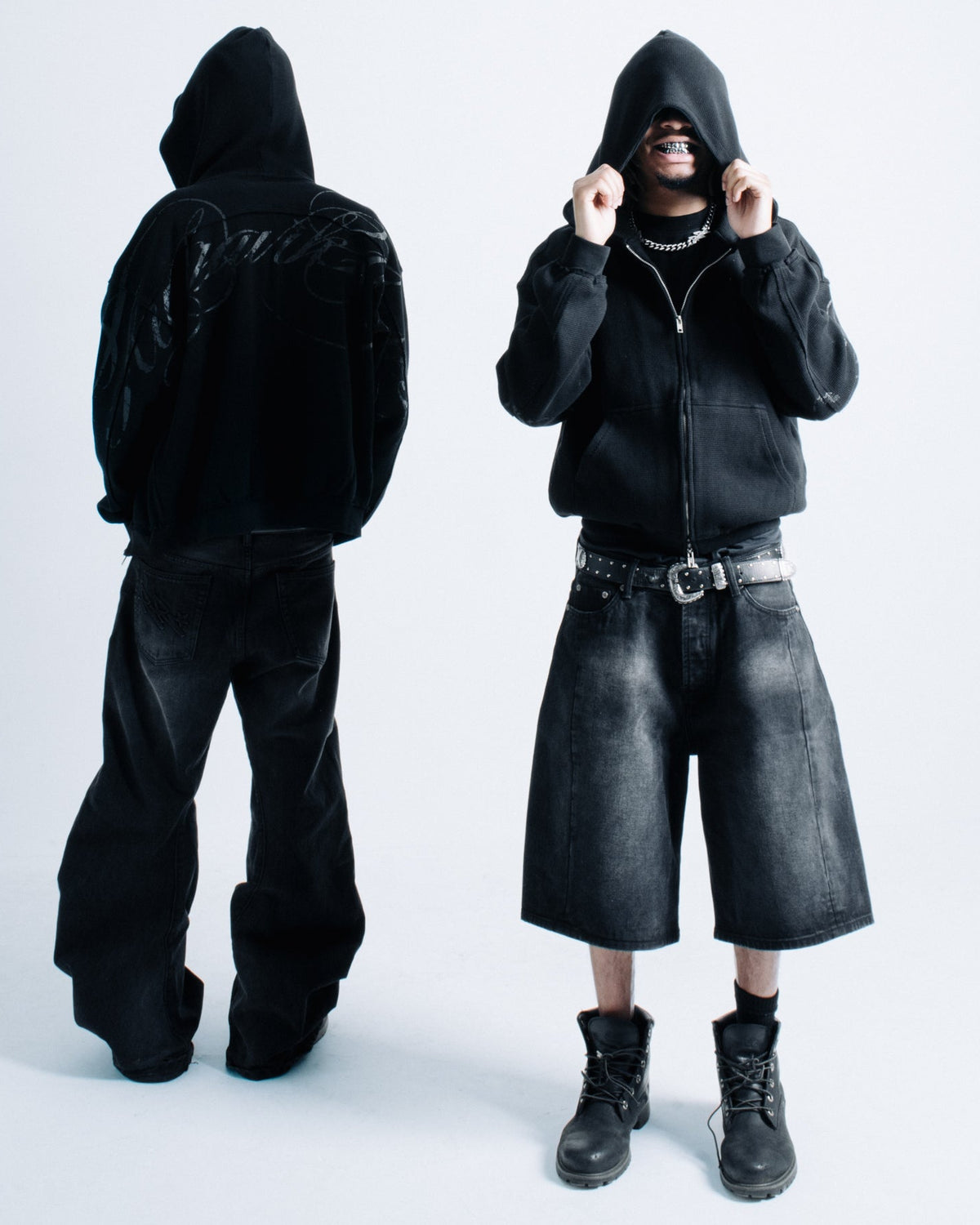CALIGRAPHIE WAFFLE ZIP UP