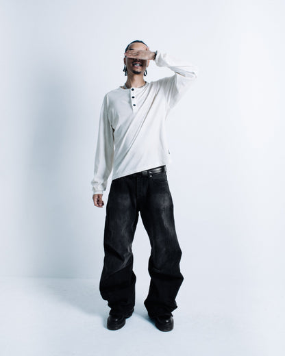 CONSTRUCTION DENIM - BLACK